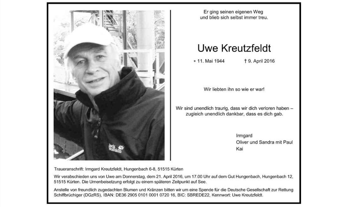 kreutzfeld nachruf