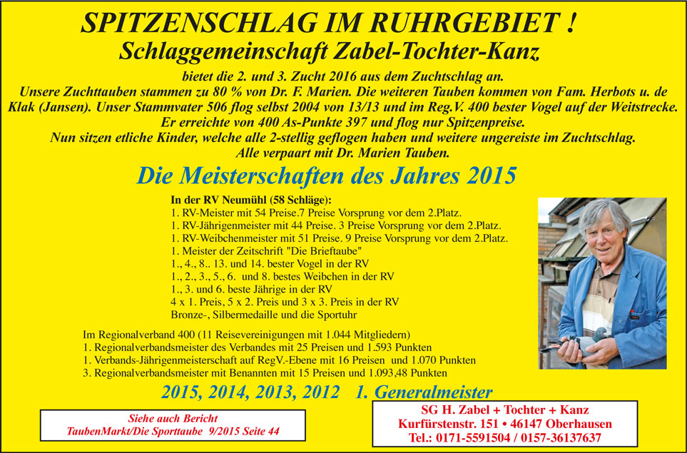 Zabel mai 2016