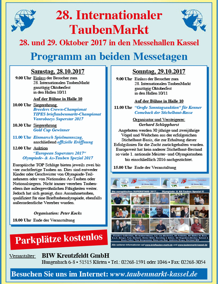 taubenmarkt 2017 programm